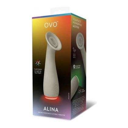 Introducing the Ovo Alina Clitoral Vibrator Gray: The Ultimate Pleasure Powerhouse for Intense Stimulation