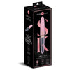 SK Glass Lipstick Vibe: Sensational Pleasure for Couples and Singles - Model SKLV-10 - Dual-Ended Vibrating Silicone and Glass Lipstick Toy - Intense Stimulation for Him and Her - Pink - Adult Naughty Store