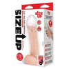 Size Up 1.5 Textured Clear View Penis Extender for Enhanced Pleasure - Male Sex Toy