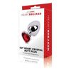 Whipsmart Heartbreaker Metal Plug Lg - Premium Stainless Steel Anal Plug for Advanced Users - Model WSHB-1001 - Unisex Pleasure - Red Jeweled Base - Adult Naughty Store