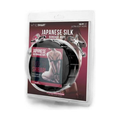Whipsmart Japanese Rope Nip Clip 10` Blk

Introducing the Whipsmart Shibari Rope Set with Nipple Clamps - The Ultimate Sensual Bondage Experience for All Genders and Pleasure Seekers, Model #10` in Sleek Black
