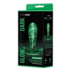 Whipsmart Glass Plug Curve Base 3.5 Anal Sex Toy - Shinebright Glow-In-The-Dark Slim Pleasure - Unisex - Anal - Glow Green - Adult Naughty Store