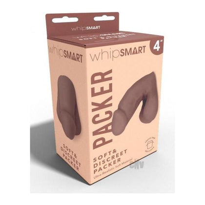 Whipsmart Soft Discreet Packer Brown 4: Realistic Soft Packing Device for Extended Wear, Unisex, Lifelike Bulge, Brown Color - Adult Naughty Store