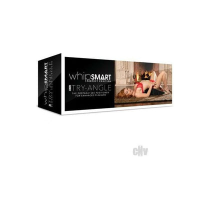 Whipsmart Mini Try-Angle Cushion Black - Versatile Couples' Positioning Aid for Enhanced Intimacy