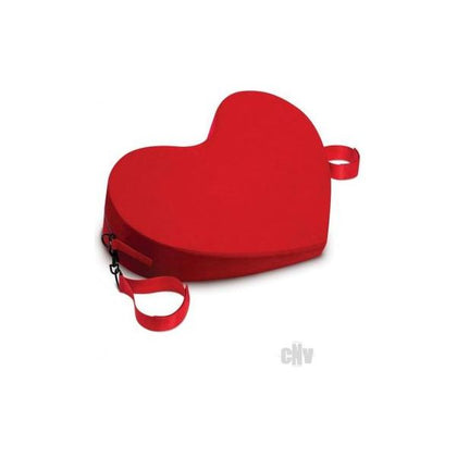 Whipsmart Heart Cushion Red - Versatile Sweetheart-Inspired Wedge for Deeper Penetration and Intensified Stimulation - Model WHC-001 - Unisex - Designed for Enhanced Pleasure - Red