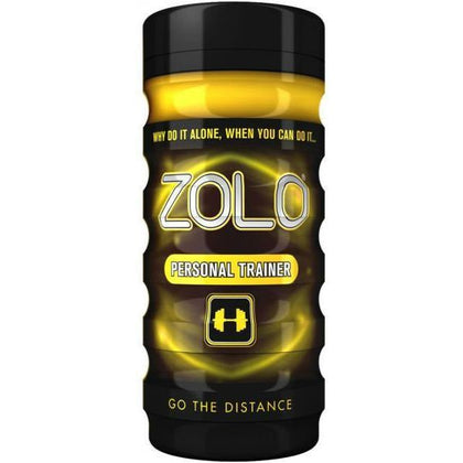 Zolo Real Feel Personal Trainer Cup Yellow - The Ultimate Stamina-Boosting Male Masturbator