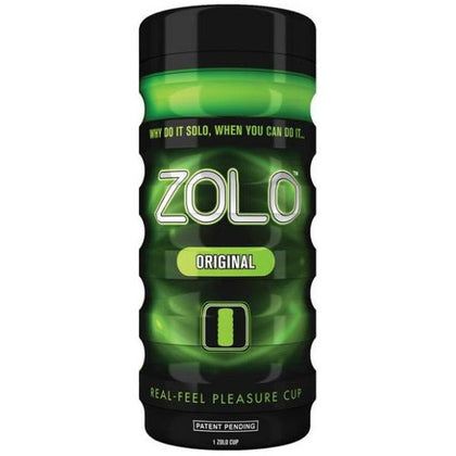 Zolo Original Real Feel Pleasure Cup - The Ultimate Intimate Experience for Men: Model ZR1, Simulated Vaginal Masturbator, Enhanced Suction, Pleasure Enhancer, Transparent