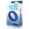 Zolo Extra Thick Silicone Cock Ring - Model XTCR-500 - Male - Enhances Size and Girth - Navy