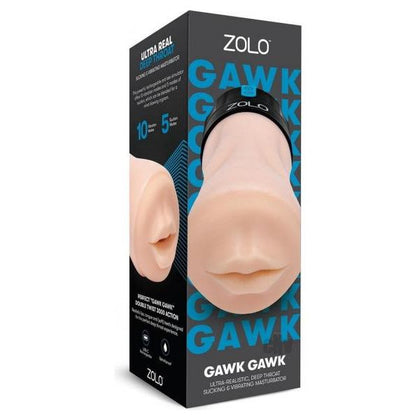 Zolo Gawk Gawk Deep Throat Sucking and Vibrating Masturbator | Model ZG-500 | Male | Oral Pleasure | Midnight Black