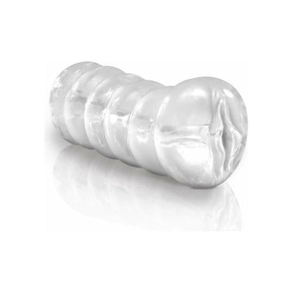 Pipedream Extreme Clear Leader Snatch Masturbator - The Ultimate Transparent Male Stroker for Mind-Blowing Pleasure - Model #PDX-1234 - Designed for Men - Unleash Sensational Pleasure in the  - Adult Naughty Store