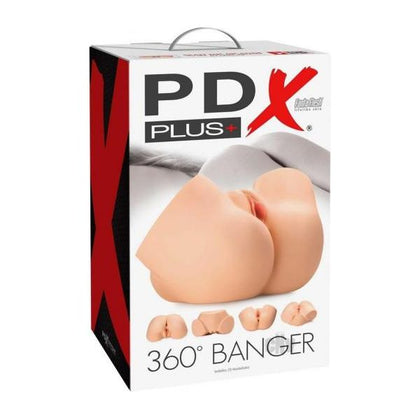 Introducing the PDX 360 Banger Light: Ultimate Pleasure Masturbator for Men - Model 360BL-1 - Full 360° Functionality - Hyper Realistic Details - Multiple Pleasure Zones - Sleek Black Finish