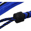 Luxurious Black and Blue Suede Flogger - Model SFB-18 - Unisex - Exquisite Pleasure for Impact Play