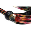 Introducing the Luxurious Rainbow Lambskin Leather Flogger - Model RL-2000: Unleash Your Sensual Spectrum!