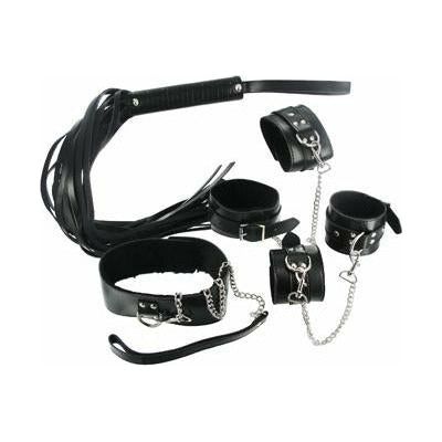 Introducing the Sensual Pleasures Delightful 7 Piece Bondage Adventure Set - Model SPB-2001: Unleash Your Desires with Luxurious Restraints and Sensory Stimulation! - Adult Naughty Store