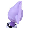 Wand Essentials Flutter Tip Wand Attachment - Model WT-2001 - Female Clitoral Stimulation - Purple - Adult Naughty Store