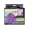 Wand Essentials Flutter Tip Wand Attachment - Model WT-2001 - Female Clitoral Stimulation - Purple - Adult Naughty Store