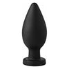 Master Series Colossus XXL Silicone Anal Plug Suction Cup - Black, Model XXLAPSC-BLK - Adult Naughty Store