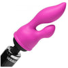 Introducing the Euphoria Velvet Silicone G-Spot Clitoris Stimulator Attachment - Model EUP-1001: The Ultimate Pleasure Experience for Women in Pink - Adult Naughty Store