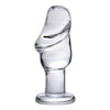 Asvini Glass Penis Anal Plug Clear

Introducing the Asvini Crystal Pleasure Jewel - Model AP-5000: The Ultimate Clear Glass Anal Plug for Unparalleled Sensual Delights - Adult Naughty Store