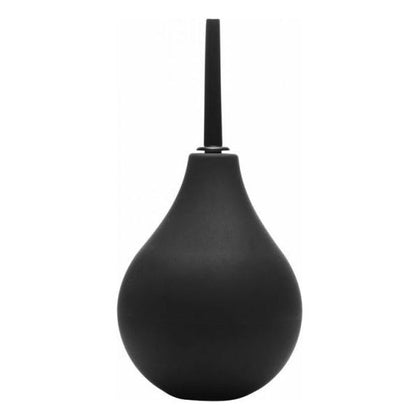 Clean Stream Thin Tip Silicone Enema Bulb Black - Premium Anal and Vaginal Cleansing Device, Model CS-ETSB-BLK, Unisex, Ultimate Hygiene and Refreshment - Adult Naughty Store