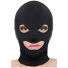 Facade Spandex Hood with Eyes and Mouth Holes - Black, Unisex BDSM Headgear for Sensual Roleplay and Bondage Exploration - Adult Naughty Store