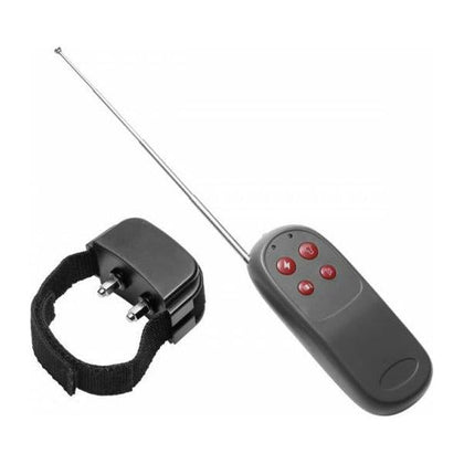 ElectroShock Wireless Remote CBT Cockring - Model ES-500 - Male - Intense Electro Stimulation - Black