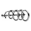 Stainless Steel Gates of Hell Sound Cage - Model GSH-001 - Male Urethral Chastity Device - Captivating Cock Captivity - Silver - Adult Naughty Store