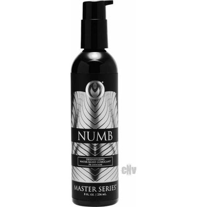 Introducing the PleasureMax Numb Desensitizing Water Based Lubricant 3.5% Lidocaine 8oz - Unleash Ultimate Comfort and Pleasure! - Adult Naughty Store