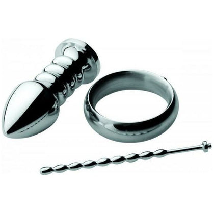 Zeus Deluxe Voltaic For Him Stainless Steel Male E-Stim Kit