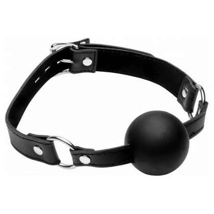 Strict XL 2 Inches Silicone Ball Gag Black O-S becomes:

Introducing the SensationWare Strict XL 2 Inches Silicone Ball Gag Black O-S - Unleash Ultimate Control and Silence with this Premium  - Adult Naughty Store