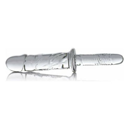 Brutus Clear Glass Dildo Thruster - Model BGD-11.5 - Unisex Anal and Vaginal Stimulation - Intense Pleasure and Sensation - Clear
