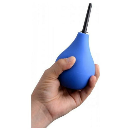 Introducing the Premium Blue One-Way Valve Anal Douche - Model X69: The Ultimate Hygiene Solution for Unforgettable Pleasure!