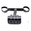 Leather Arm Binder Biceps & Forearm Restraints - Model X1 - Unisex - Intense Pleasure - Black - Adult Naughty Store