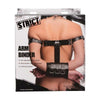 Leather Arm Binder Biceps & Forearm Restraints - Model X1 - Unisex - Intense Pleasure - Black