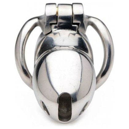 Rikers 24-7 Stainless Steel Locking Chastity Cage - Model 3000 - Male - Full Chastity - Silver