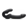 Evoke Super Charged Vibrating Strapless Strap On - Model X1 - Dual Pleasure - Black - Adult Naughty Store