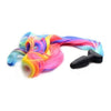 XR Brands Tailz Rainbow Pony Tail Anal Plug - Model XYZ - Unisex Pleasure - Vibrant Rainbow Color