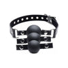 Strict Interchangeable Silicone Ball Gag Set Black - The Ultimate Pleasure Experience for All Genders - Adult Naughty Store