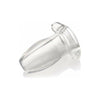 Introducing the Clear Large Gape Glory Hollow Anal Plug for Alluring Anal Exploration - Model 3.9L - Adult Naughty Store