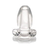 Introducing the Clear Large Gape Glory Hollow Anal Plug for Alluring Anal Exploration - Model 3.9L - Adult Naughty Store