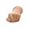 Introducing the FistMaster Knuckles Small Clenched Fist Dildo - Model KSF-2021 - Unisex Anal and Vaginal Pleasure - Beige - Adult Naughty Store