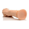 Introducing the FistMaster Knuckles Small Clenched Fist Dildo - Model KSF-2021 - Unisex Anal and Vaginal Pleasure - Beige - Adult Naughty Store