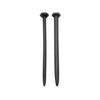 Introducing the Sinful Pleasures Hardware Nail & Screw Silicone Urethral Sounds Black - Model HNS-001: Unleash Your Deepest Desires! - Adult Naughty Store