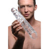 Size Matters 3 Inches Clear Extender Penis Sleeve - Enhancing Pleasure for Men, Clear - Adult Naughty Store