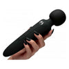 Thunderstick Premium Ultra Powerful Silicone Wand Massager - Model TS-500X - Unisex - Full Body Pleasure - Midnight Black - Adult Naughty Store