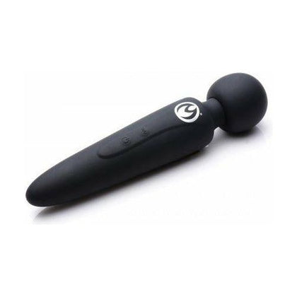 Thunderstick Premium Ultra Powerful Silicone Wand Massager - Model TS-500X - Unisex - Full Body Pleasure - Midnight Black - Adult Naughty Store