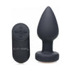 Booty Sparks Silicone Vibrating LED Plug Medium Black - The Ultimate Pleasure Experience for All Genders - Adult Naughty Store