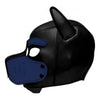 Master Series Spike Neoprene Puppy Hood Blue O-S: Premium K9 Transformation Play Mask for Submissive Pet Play