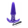 Introducing the Luxurious PleasureCo Frisky Thrilling Purple Smooth Anal Plug - Model PT-420: The Ultimate Sensual Delight for Anal Enthusiasts! - Adult Naughty Store