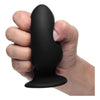 Introducing the FlexiPlug Squeeze-It Small Black Anal Plug - Model FP-001: The Ultimate Squeezable Pleasure for All Genders! - Adult Naughty Store